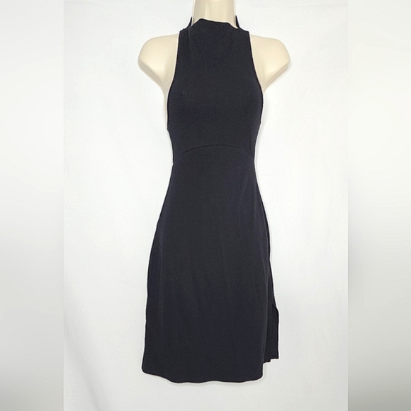 🔥FREE PEOPLE🔥 Stretchy Black Sleeveless Dress - Picture 2 of 8